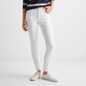Mango push up skinny jeans, White, Size 8